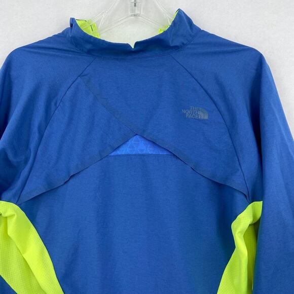 North Face Jacket Women's Size L Blue Neon Flight Series FlashDry Lightweight - Picture 7 of 12